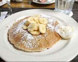 She has a sweet tooth and loves to eat pancakes in her breakfast.